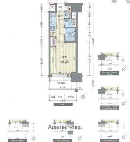 プレサンス名古屋STATIONビジュ(ワンルーム/10階)の間取り写真