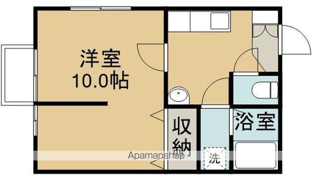 メゾンボヌール(1K/1階)の間取り写真