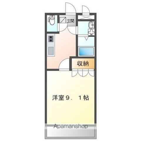 エルアール(1K/2階)の間取り写真