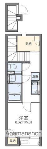 レオネクストティエラいずみ(1K/2階)の間取り写真