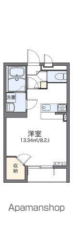 レオネクストサンハウス(1K/1階)の間取り写真