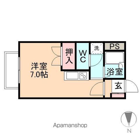 ハイグラン本郷新(ワンルーム/2階)の間取り写真