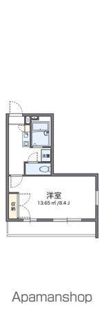 レオパレスSKYROOM(1K/2階)の間取り写真