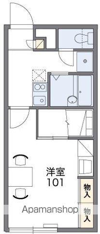 レオパレスPINEBEACH(1K/2階)の間取り写真