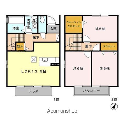 M コンフォルト(3LDK)の間取り写真
