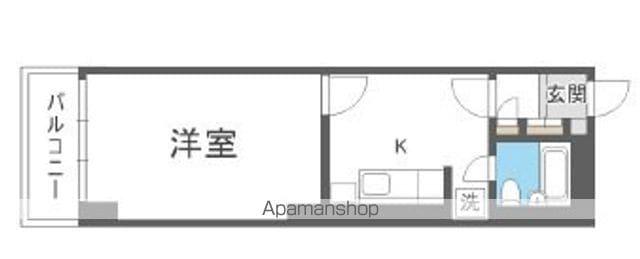 第3ファミール札幌(1K/1階)の間取り写真
