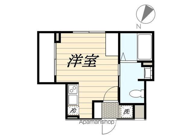 ガリシア中野新橋(1K/4階)の間取り写真