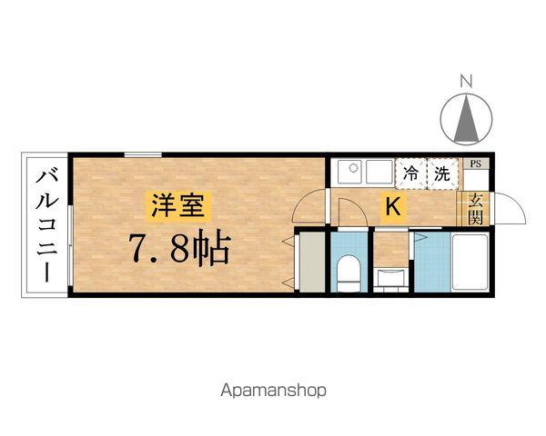 大和田町NOSSAⅡ(1K/1階)の間取り写真