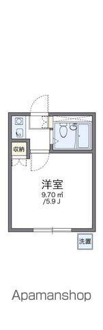 レオパレス東大宮第12(1K/1階)の間取り写真