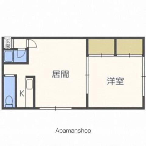 プレステージ(1LDK/地下階)の間取り写真
