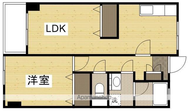 小倉ビル(1LDK/6階)の間取り写真