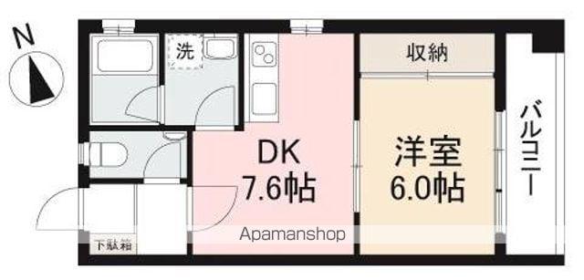 ACTRYZ HILLS(1DK/3階)の間取り写真