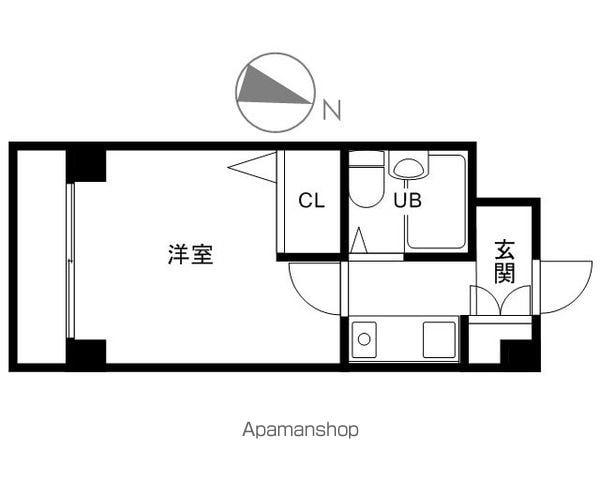 ダイホープラザ高田馬場2(1K/3階)の間取り写真