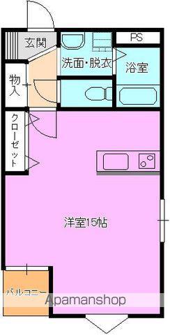 ドエルT・Y(ワンルーム/1階)の間取り写真