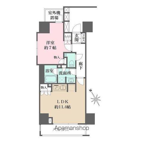 パークハウス西早稲田アーバンス(1LDK/10階)の間取り写真