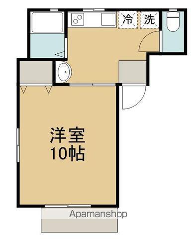 パルプンテA(1K/1階)の間取り写真