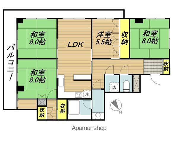 ロイヤルグレース(4LDK/3階)の間取り写真