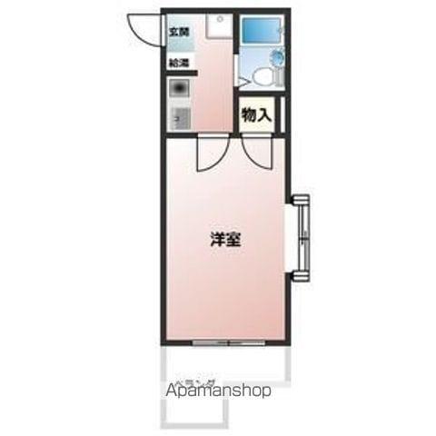 コンフォート楚原(1K/3階)の間取り写真