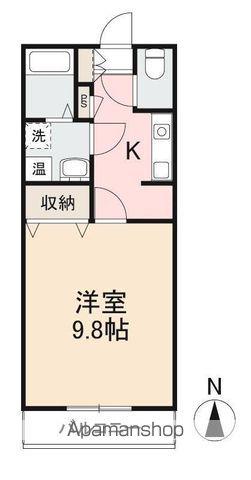 エトワール木太(1K/3階)の間取り写真