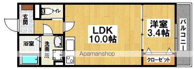 FSTYLE浜寺石津町西3号館(1LDK/2階)の間取り写真