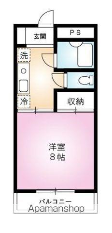 コンフォルト東青梅(1K/1階)の間取り写真