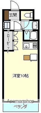 メゾン舞山(ワンルーム/3階)の間取り写真