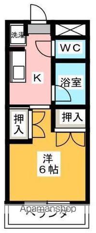 マンションLEE Ⅰ棟(1K/3階)の間取り写真