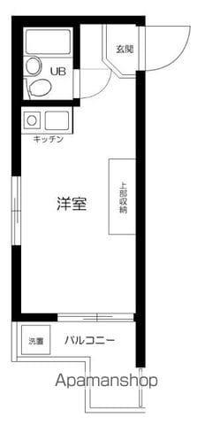 メゾン・ド・ベニール(ワンルーム/2階)の間取り写真