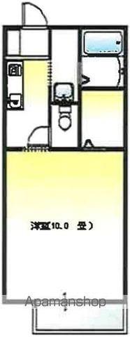 ヴィラパレスB棟(1K/1階)の間取り写真