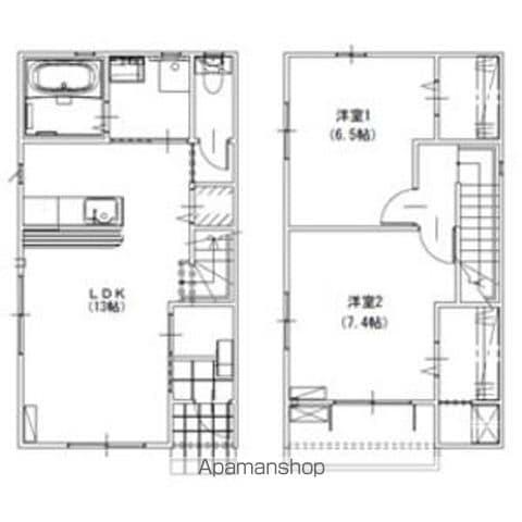 ガーデン伊賀河原(2LDK)の間取り写真