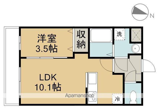 アルト三島(1LDK/2階)の間取り写真