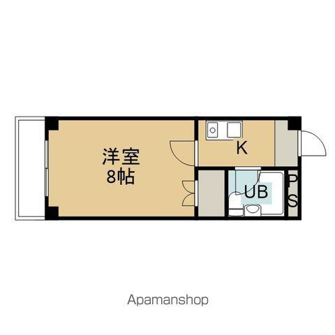 フォーブル・ユウ(1K/3階)の間取り写真