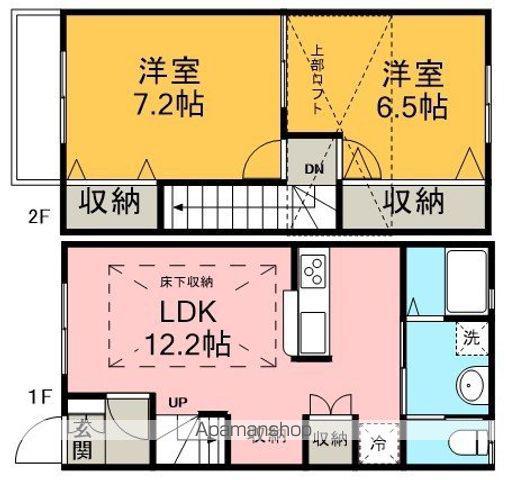 ヴァンアンジェロ(2LDK)の間取り写真