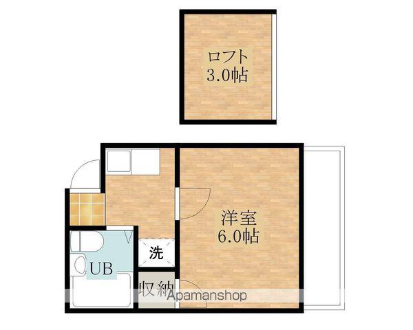 ポポロ・スタージュ宮前 3(1K/1階)の間取り写真