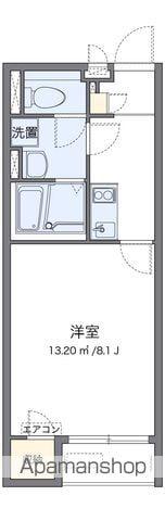 クレイノエイ(1K/2階)の間取り写真