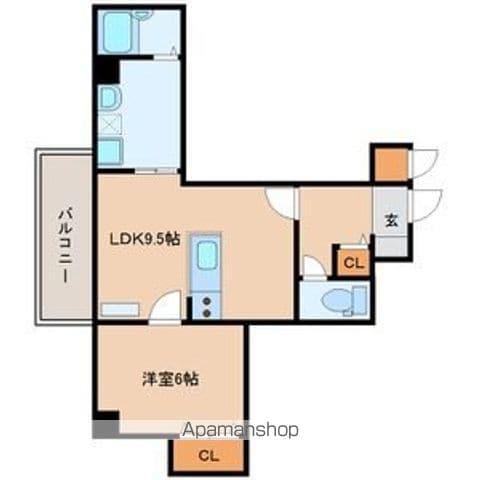 スカイヴィレッジ(1LDK/3階)の間取り写真