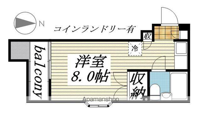 メゾンド・スクワール(ワンルーム/4階)の間取り写真