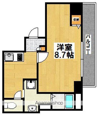 エヌエムキャトフヴァン(1K/5階)の間取り写真