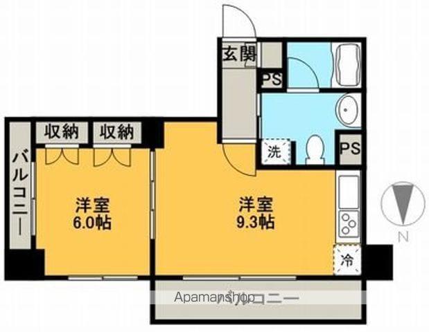 パークアクシス仲御徒町(1DK/3階)の間取り写真