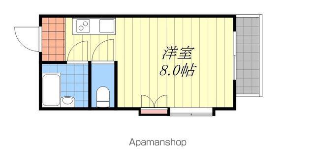 宮西マンション(ワンルーム/5階)の間取り写真