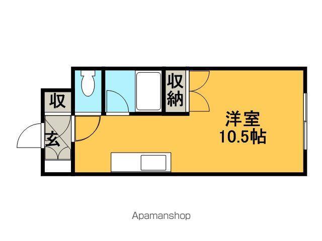 ハイム910(ワンルーム/4階)の間取り写真