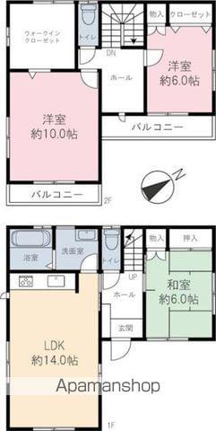 総武・中央緩行線 千葉駅 バス乗車時間:14分 矢作台バス停で下車 徒歩3分 2階建 築14年(3LDK)の間取り写真