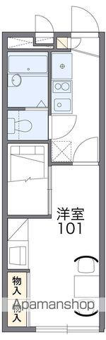レオパレスサンシャイン尾道(1K/2階)の間取り写真