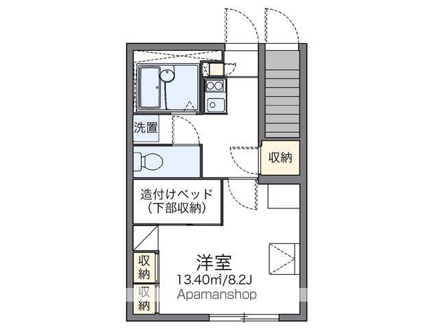 レオパレスYOU(1K/1階)の間取り写真