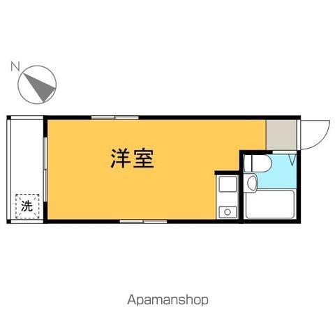 小田ビル(ワンルーム/1階)の間取り写真