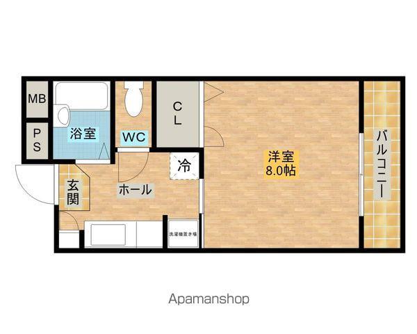 DIANE大宮(1K/3階)の間取り写真