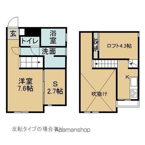 サンアリーナ桑名イースト(1K/1階)の間取り写真