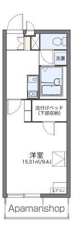 レオパレスボンジュルネ(1K/1階)の間取り写真