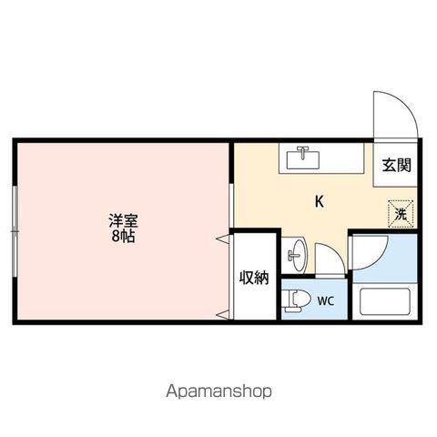 日建レジデンス新島町(1K/1階)の間取り写真
