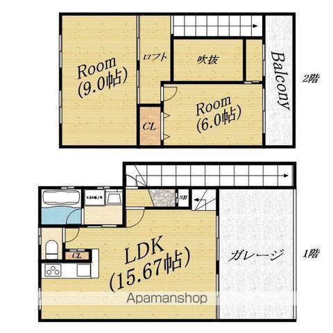 エトゼハウス(2LDK)の間取り写真